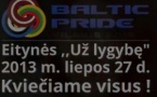 Lituanie: Les autorités municipales interdisent la Baltic Pride