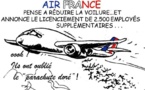 DESSIN DE PRESSE: Air France la dépressurisation continue