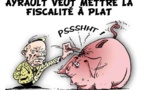 DESSIN DE PRESSE: Ayrault regonflé sur le dossier fiscalité