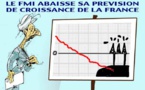 DESSIN DE PRESSE: La croissance française toujours en baisse pour le FMI