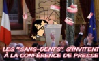 Hollande, une conférence sur les dents ou sur les rotules?