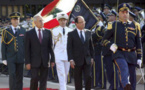 François Hollande en visite à Beyrouth