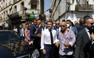 E. Macron en visite a Oran (c) DR