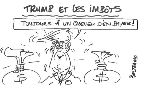 Trump garde ses sous pour lui