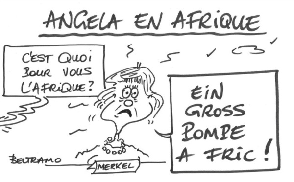 Merkel en Afrique