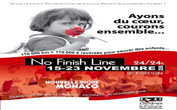 NO FINISH LINE: chaque kilomètre vaut 1 euro!