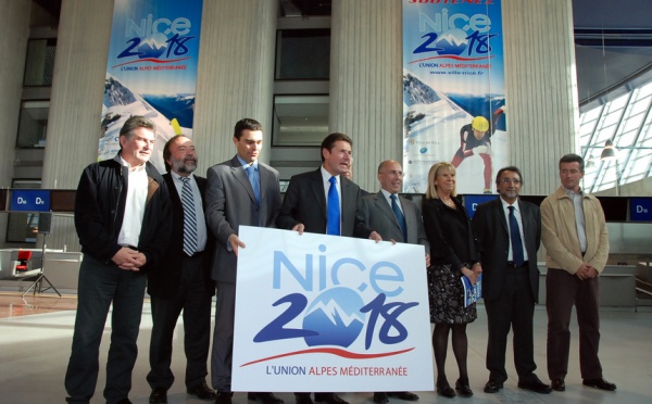 Présentation du logo de Nice pour les J.O. de 2018