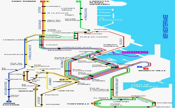 Nouveaux horaires des bus à Monaco