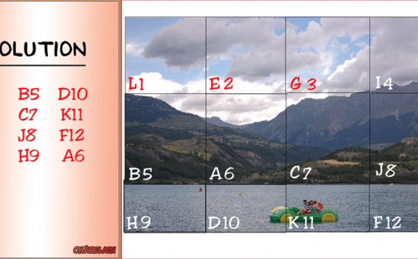 Solution du JEU d'observation  du 18 mars 2009