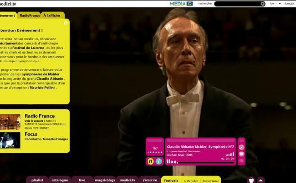 Un concert vidéo de musique classique a découvrir online chaque jour grâce au label Medici