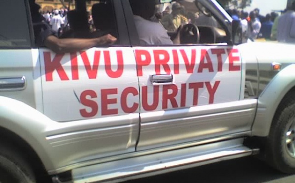 Gardiennage privé face à la montée de la criminalité à Bukavu.