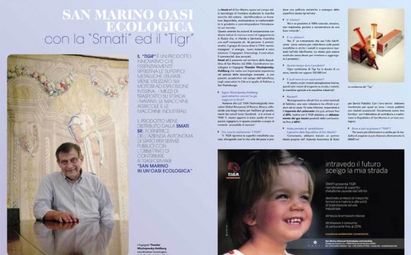 SMATI srl ed il 'TIGR' per San Marino Oasi Ecologica