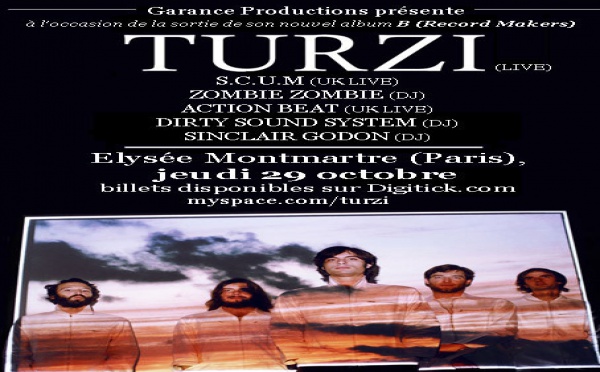 Turzi et ses invités à l'Elysée Montmartre pour une nuit à forts décibels