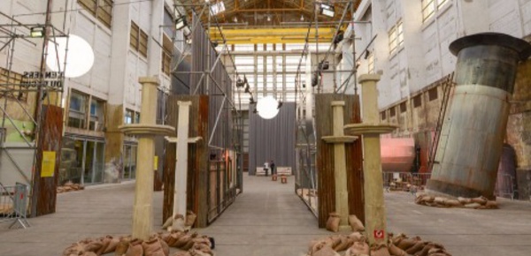 Visite des coulisses du film "Dunkerque"