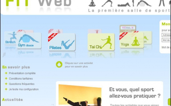 Web'Trophées 2009: Fitweb, la première salle de sport en ligne