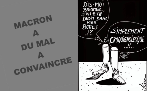 Dans les bottes de Macron