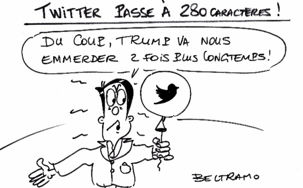 Twitter doublement bavard