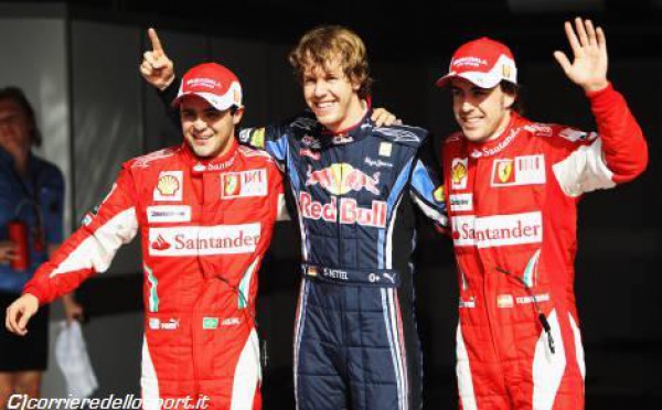 F1 GP de Bahrein, Vettel en pôle position 