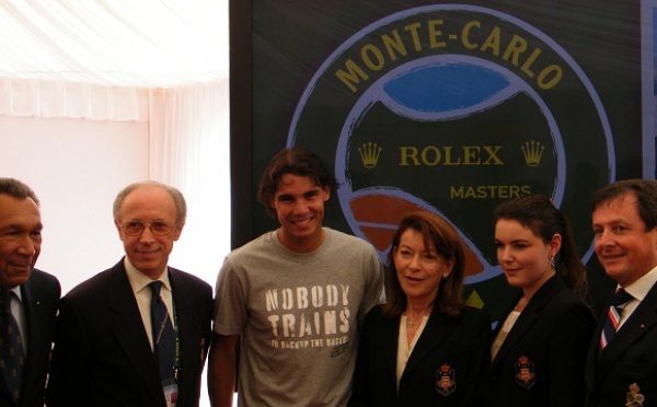 MASTERS SERIES 2010, 1er jour, le tirage avec Rafael Nadal et le Launch Party du dimanche
