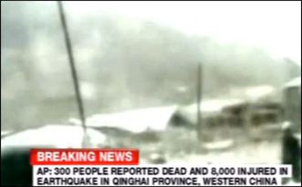 Séisme: des centaines de morts et des milliers de blessés en Chine