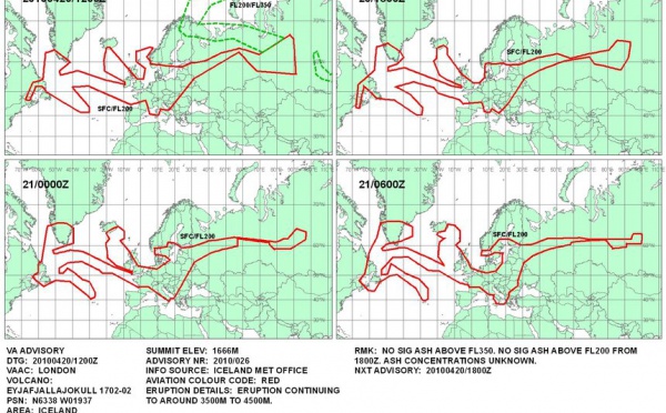 OMS : LES CENDRES DU VOLCAN ISLANDAIS SANS DANGER POUR LA SANTÉ, POUR L'INSTANT