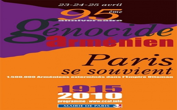 95e anniversaire du génocide des Arméniens de 1915