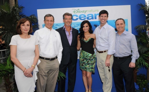 La Fondation Prince Albert II de Monaco - USA participe a la premiere d'Oceans a Hollywood