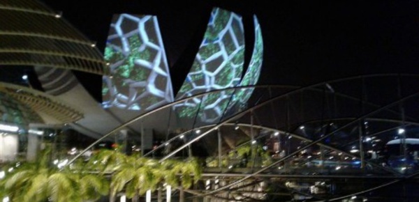 Singapour: vision d'une ville futuriste 