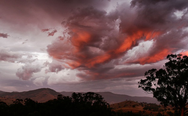 L'IMAGE DU JOUR: Coucher de soleil reflété