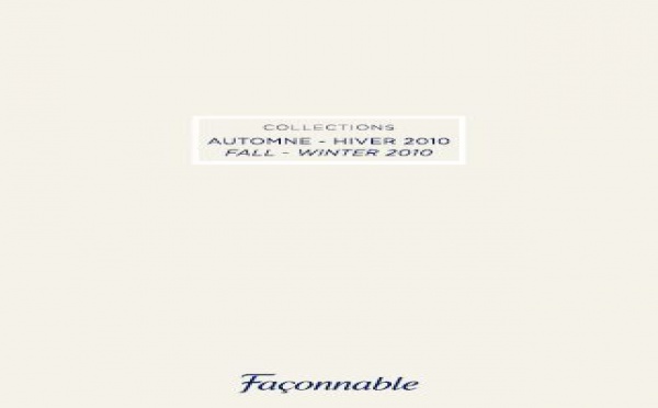 Collection Façonnable Automne-Hiver 2010