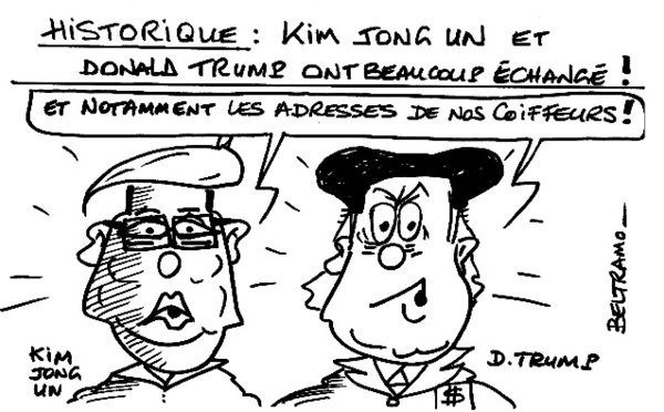 Échanges entre Trump et Kim