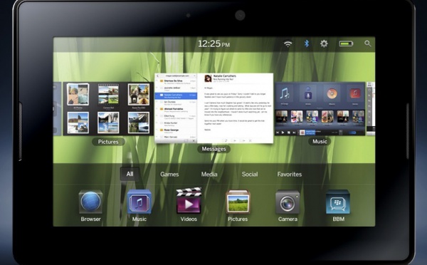BlackBerry PlayBook annonce son entrée sur le marché des tablettes