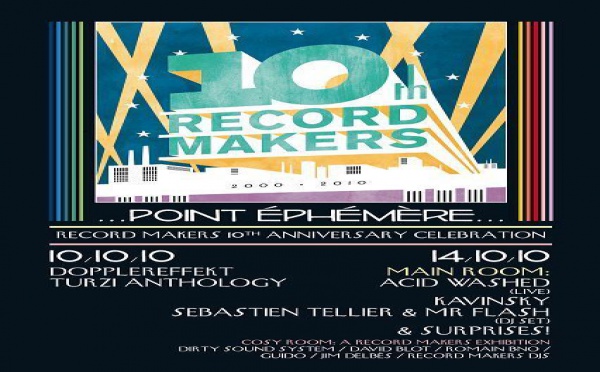 RECORD MAKERS 10e ANNIVERSAIRE