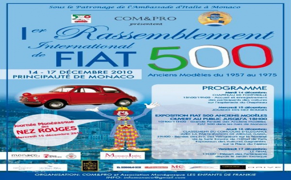 Les anciennes Fiat 500 à l'honneur lors du 1er rassemblement international