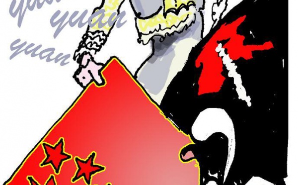 DESSIN DE PRESSE: La Chine vient en aide à l'Espagne