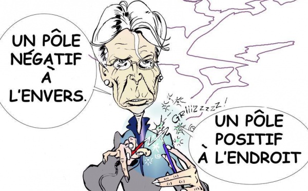DESSIN DE PRESSE: Michèle Alliot-Marie dérape