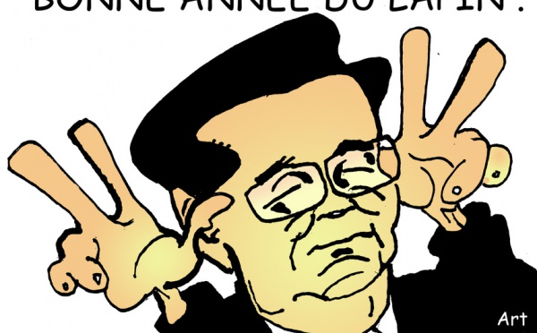  DESSIN DE PRESSE: Bonne année... en Asie