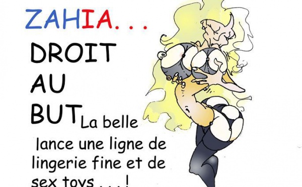 DESSIN DE PRESSE: Zahia, PDG précoce