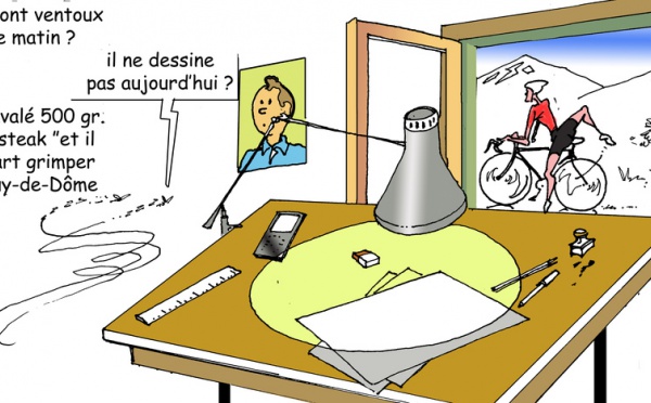 DESSIN DE PRESSE: Contador de retour dans la compétition