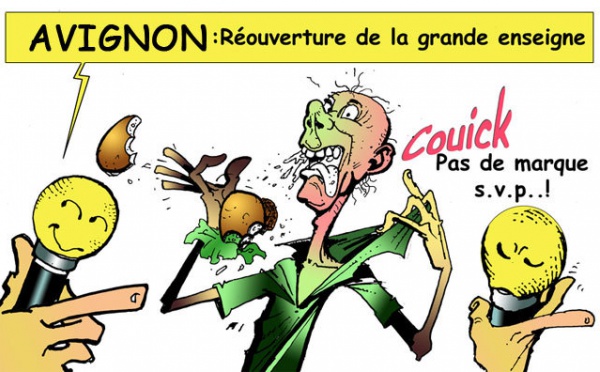 DESSIN DE PRESSE: Au "fast-food" d'Avignon, on y mange, on y remange !