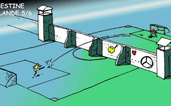 DESSIN DE PRESSE: Un match amical entre Palestine et Thailande