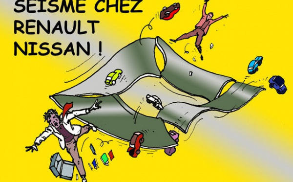DESSIN DE PRESSE: Une réplique dans l'affaire Renault fait deux nouvelles victimes