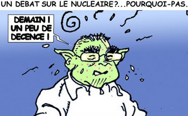 DESSIN DE PRESSE: Débat sur le nucléaire