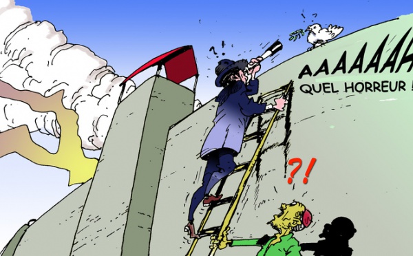 DESSIN DE PRESSE: De l'autre côté du mur