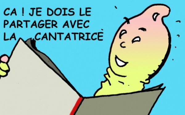 DESSIN DE PRESSE: La cantatrice chauffe