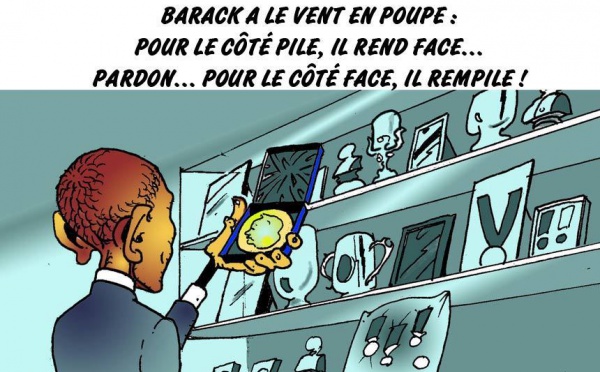 DESSIN DE PRESSE: Obama se représente