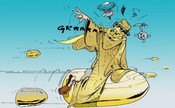 DESSIN DE PRESSE: Un mot, un geste