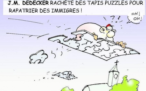 DESSIN DE PRESSE: L'électron libre Dedecker