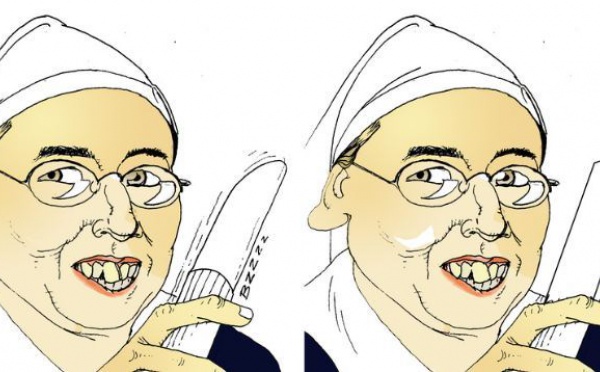 DESSIN DE PRESSE - Avant et après le miracle de Jean-Paul II