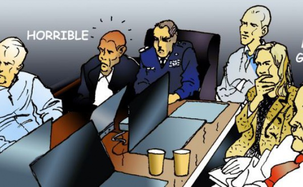 DESSIN DE PRESSE - Fallait-il montrer la photo de Ben Laden à la télévison?